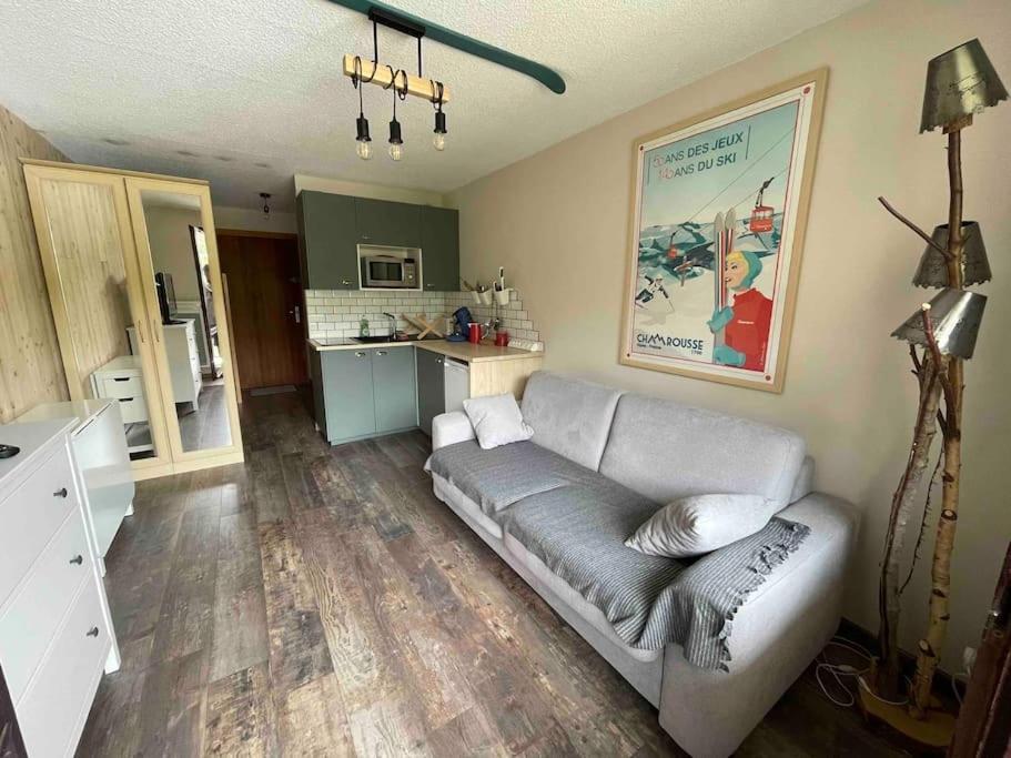 Studio Refait A Neuf Avec Balcon - Famille - Parking Couvert Chamrousse Extérieur photo